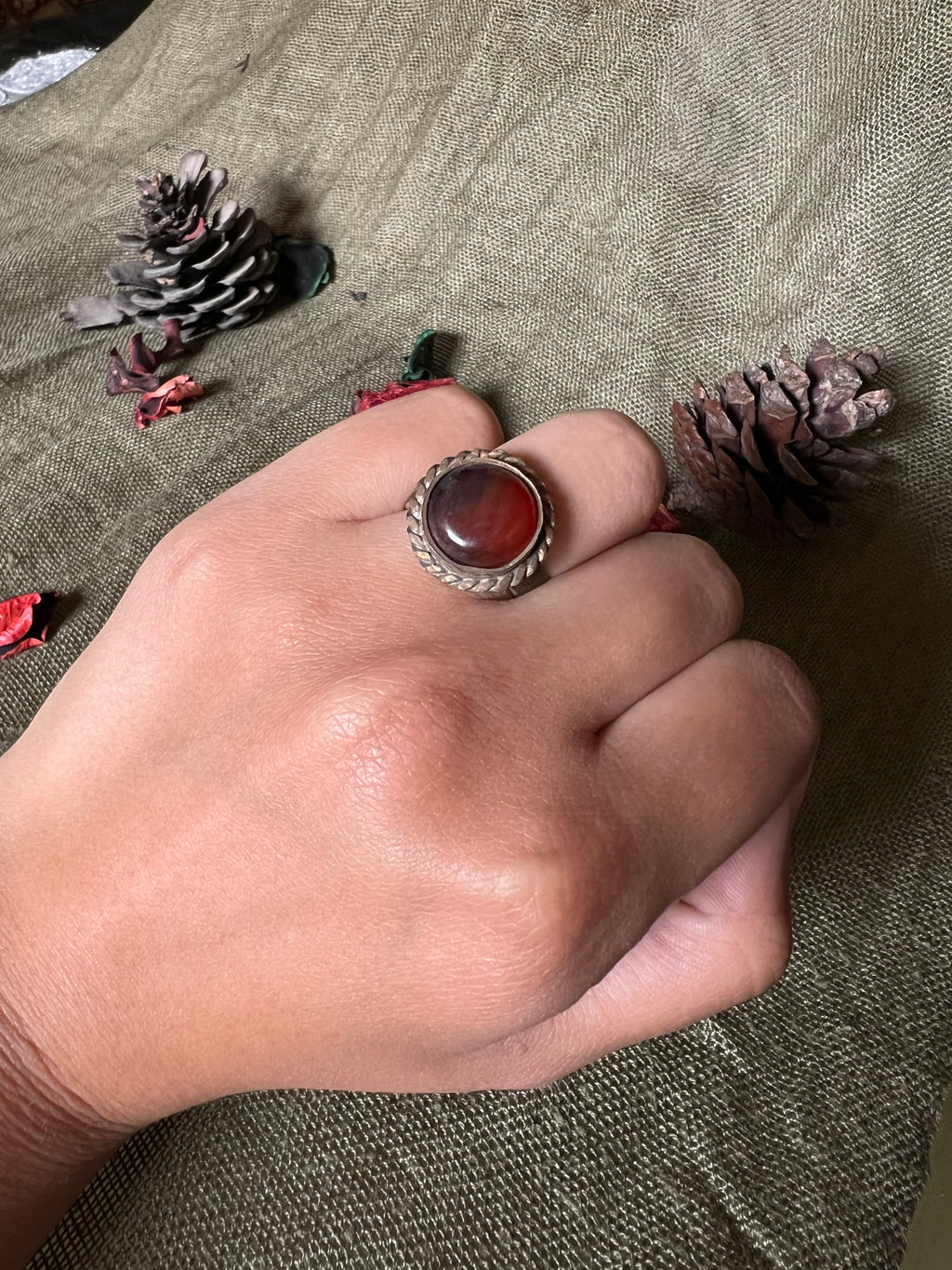 Vintage Ember Ring