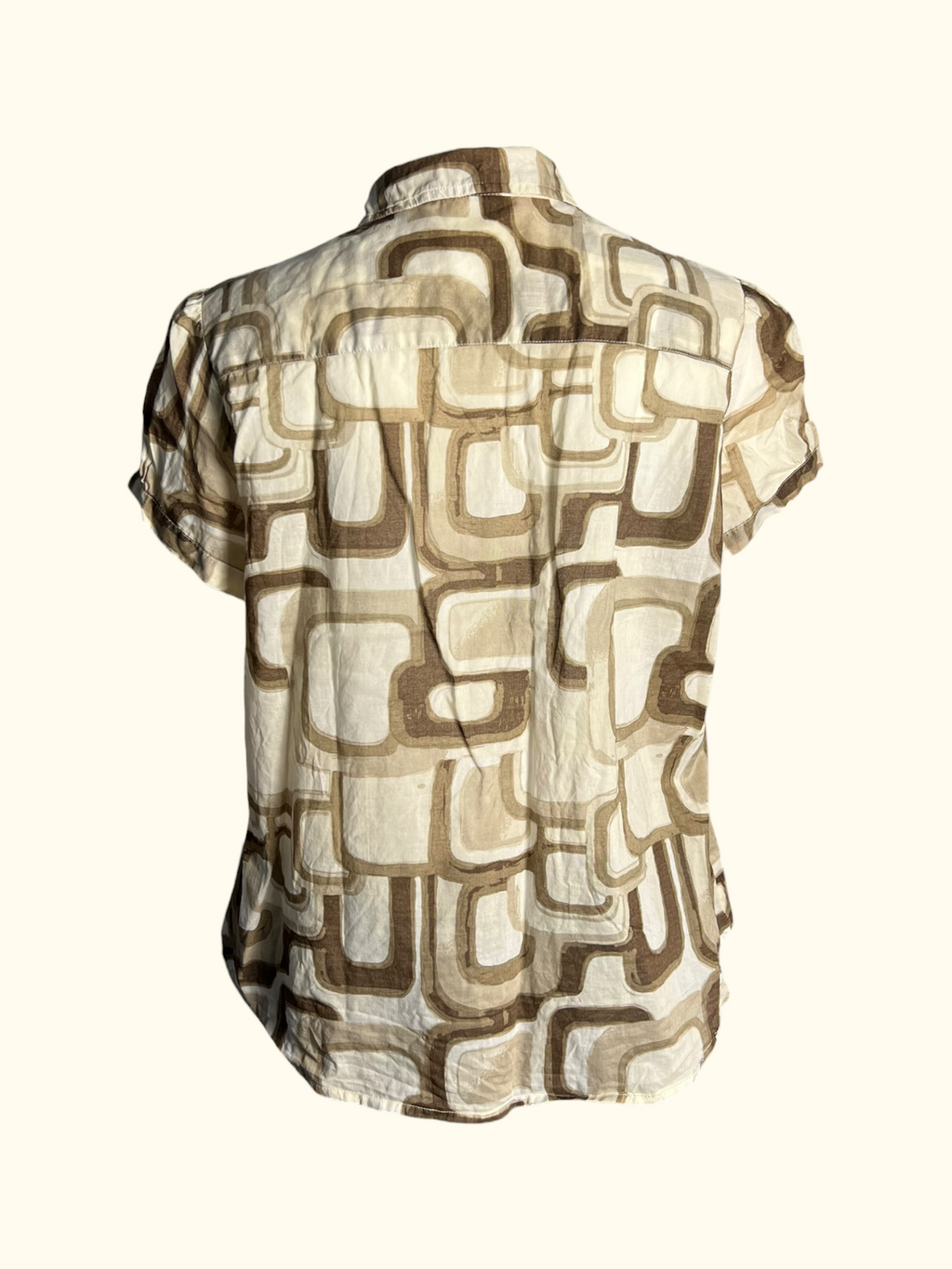 Patterned Short Sleeve Shirt (L)
