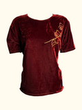 Velvet Wine Red Shirt (XL-XXL)