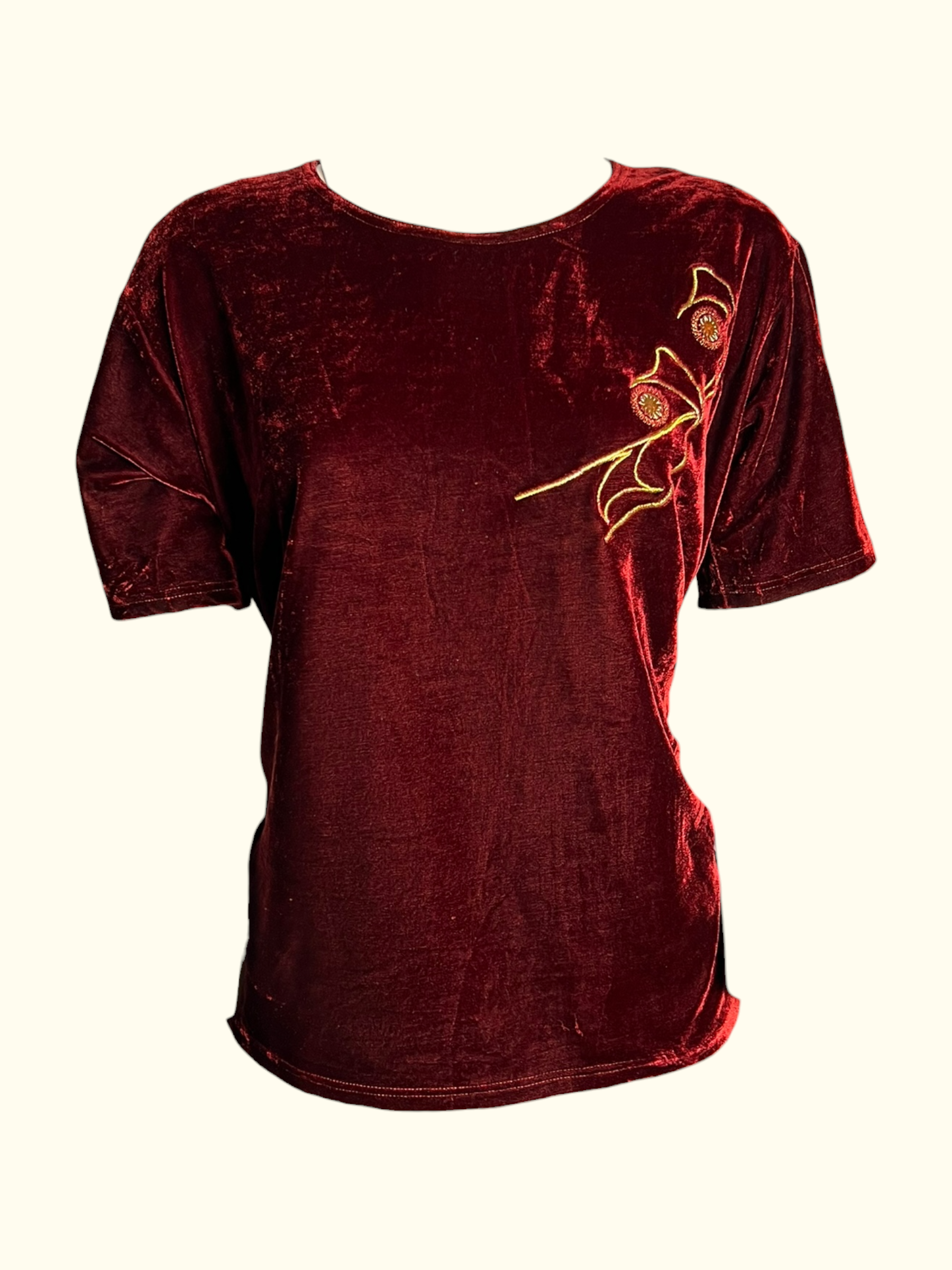 Velvet Wine Red Shirt (XL-XXL)