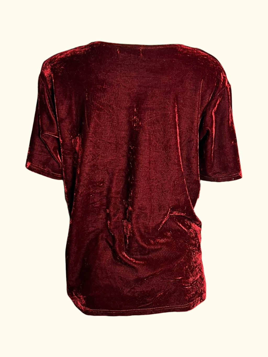 Velvet Wine Red Shirt (XL-XXL)