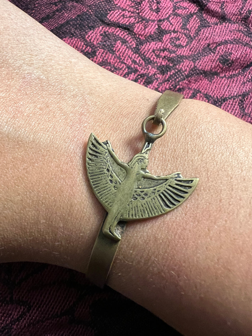 Wings Brass Bracelet