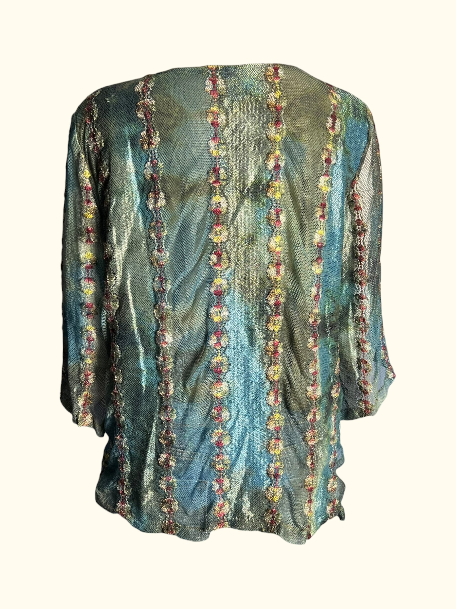 Mermaid Patterned Knitted Top (L-XL)