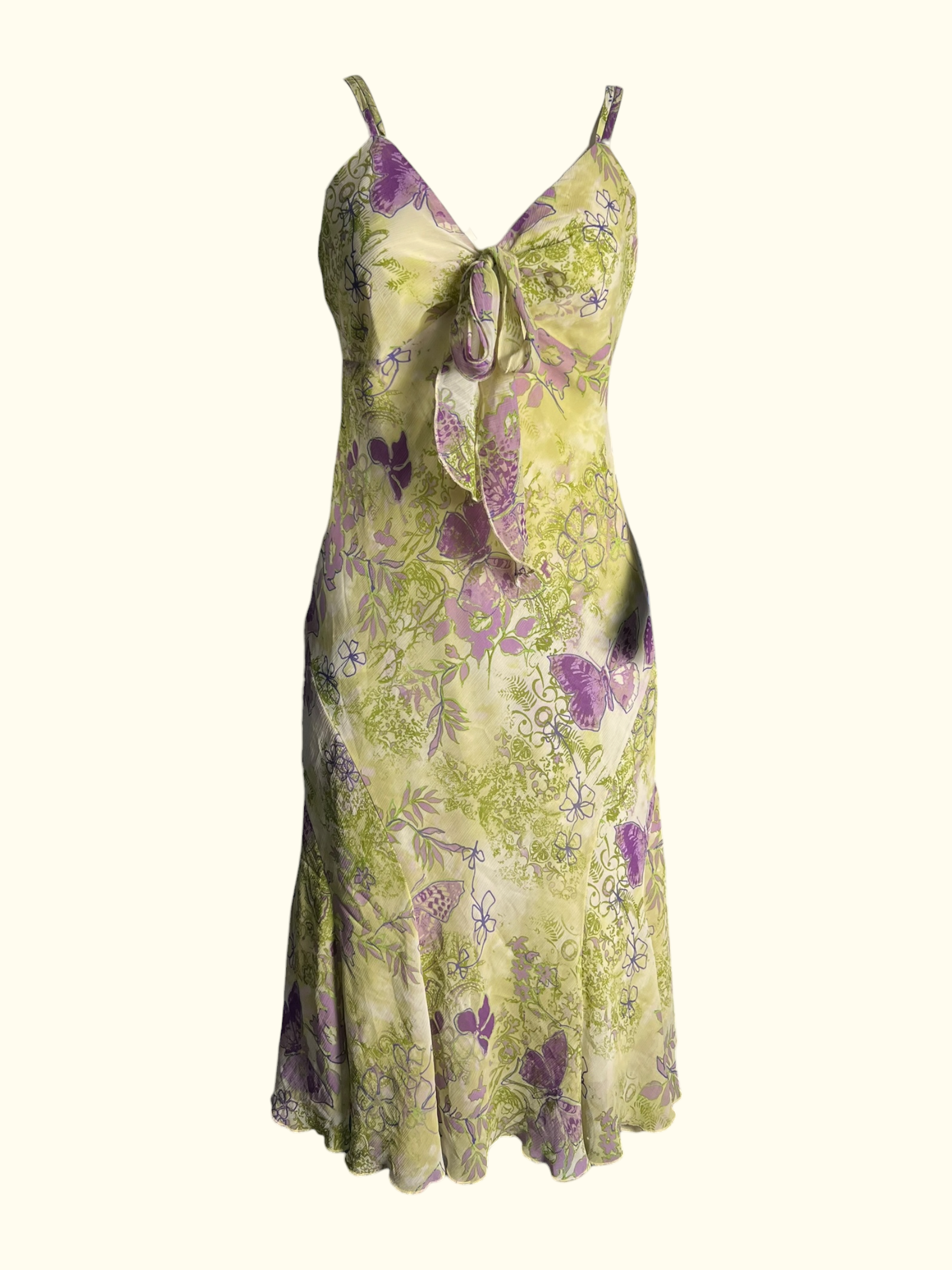 Floral Green Dress (Size 12)