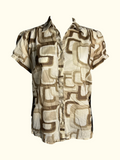 Patterned Short Sleeve Shirt (L)