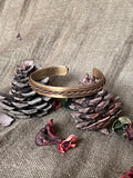 Beaded Brass Bracelet