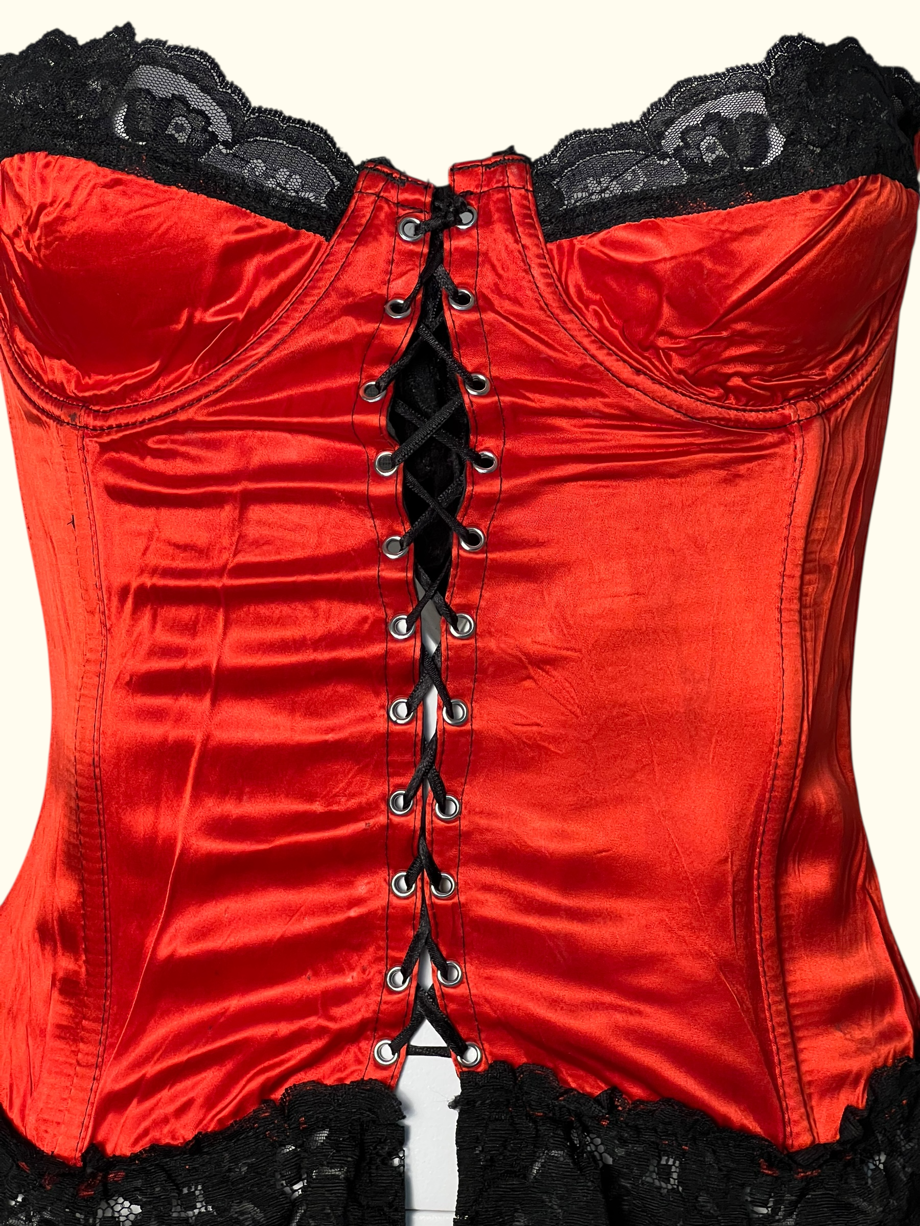 Red Hot Corset Top