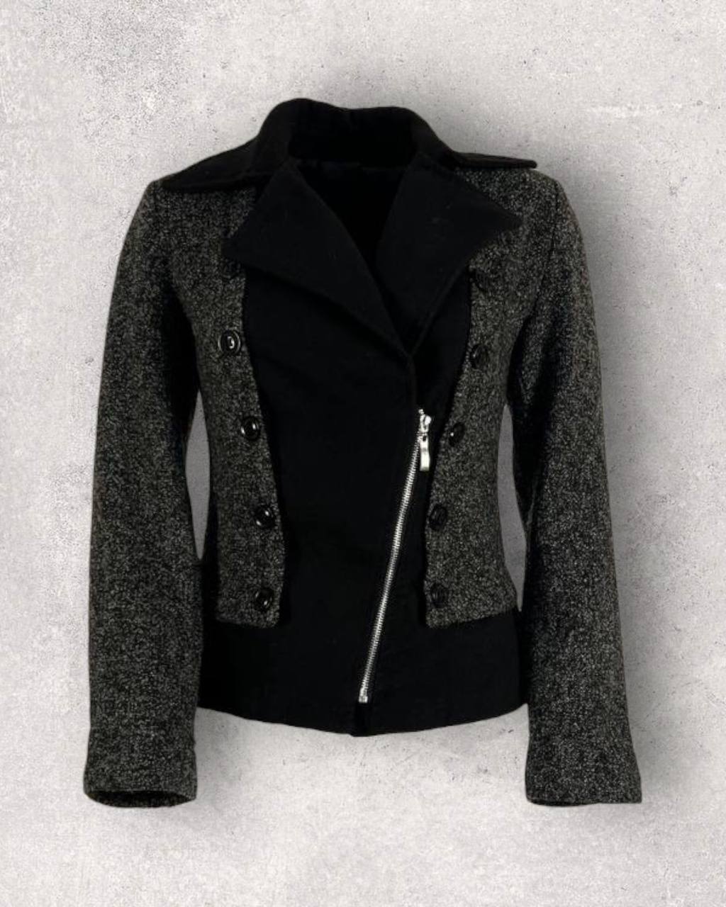 Wool Charcoal Jacket (S-M)