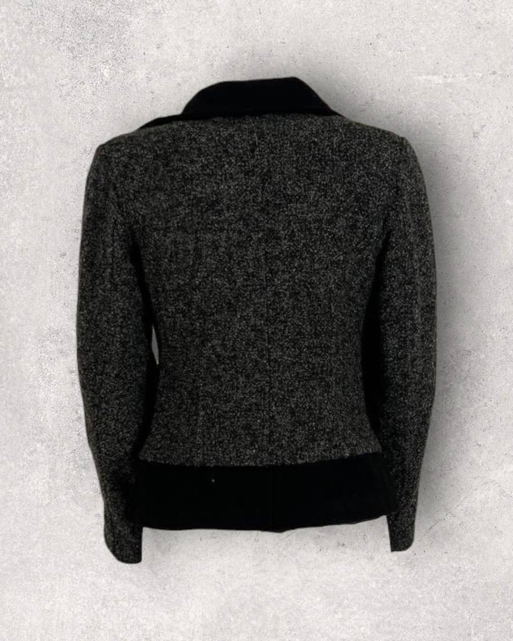 Wool Charcoal Jacket (S-M)