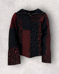 Gothic Black & Red Patterned Jacket (XS-S)