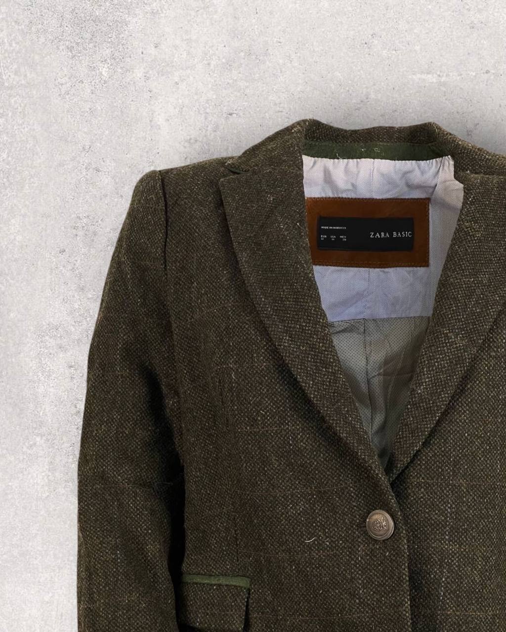 Forest Green Wool Blazer (XS-S)