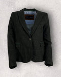 Forest Green Wool Blazer (XS-S)