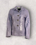 Inside Stone Purple Leather Jacket (S-M)