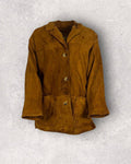 Camel Brown Suede Jacket (M-L)