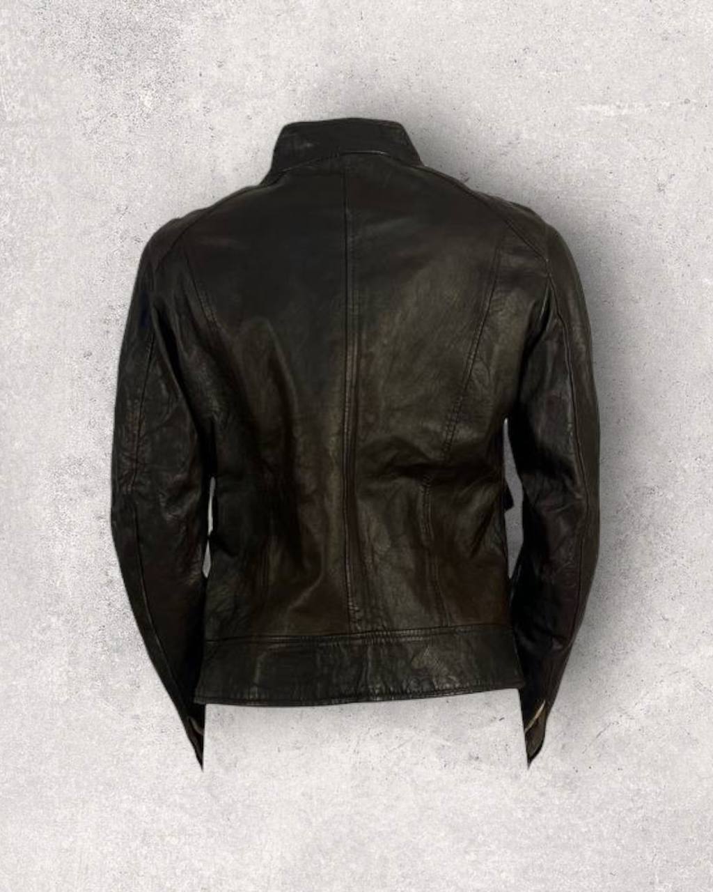 Gothic Faded Leather Jacket (XS-S)