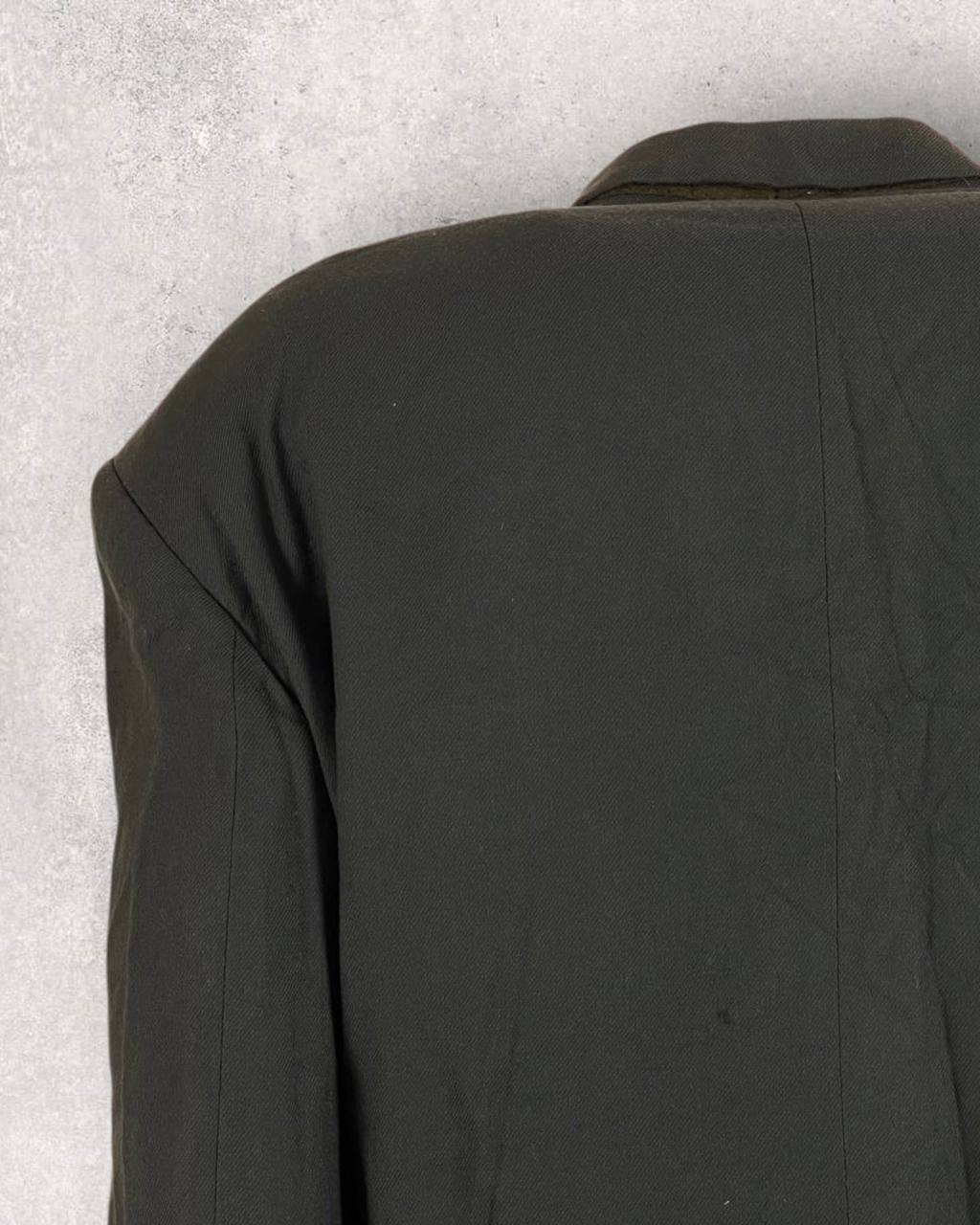 Classic Evergreen Tasmanian Wool Oversized Blazer (XL-XXL)