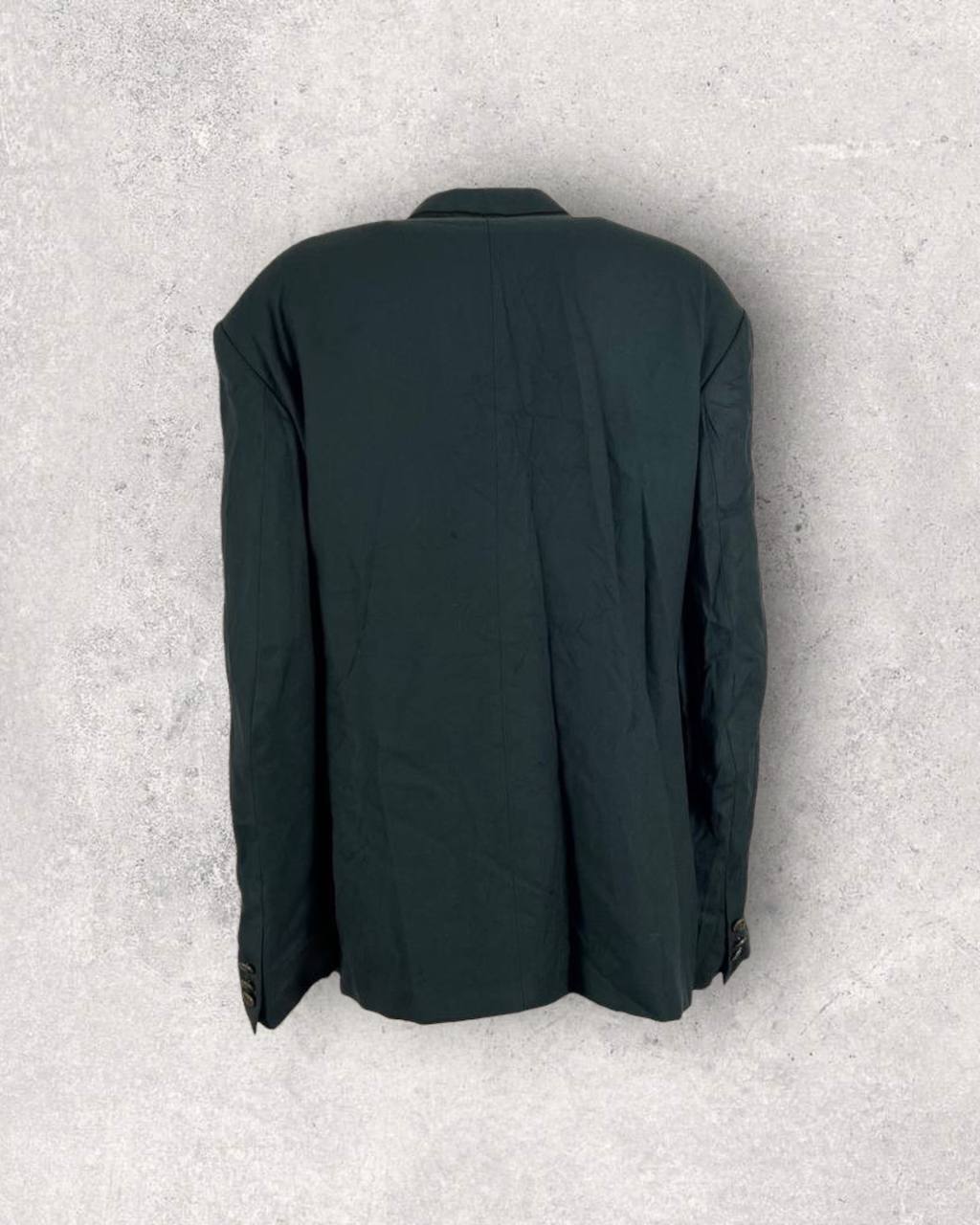 Classic Evergreen Tasmanian Wool Oversized Blazer (XL-XXL)