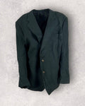 Classic Evergreen Tasmanian Wool Oversized Blazer (XL-XXL)