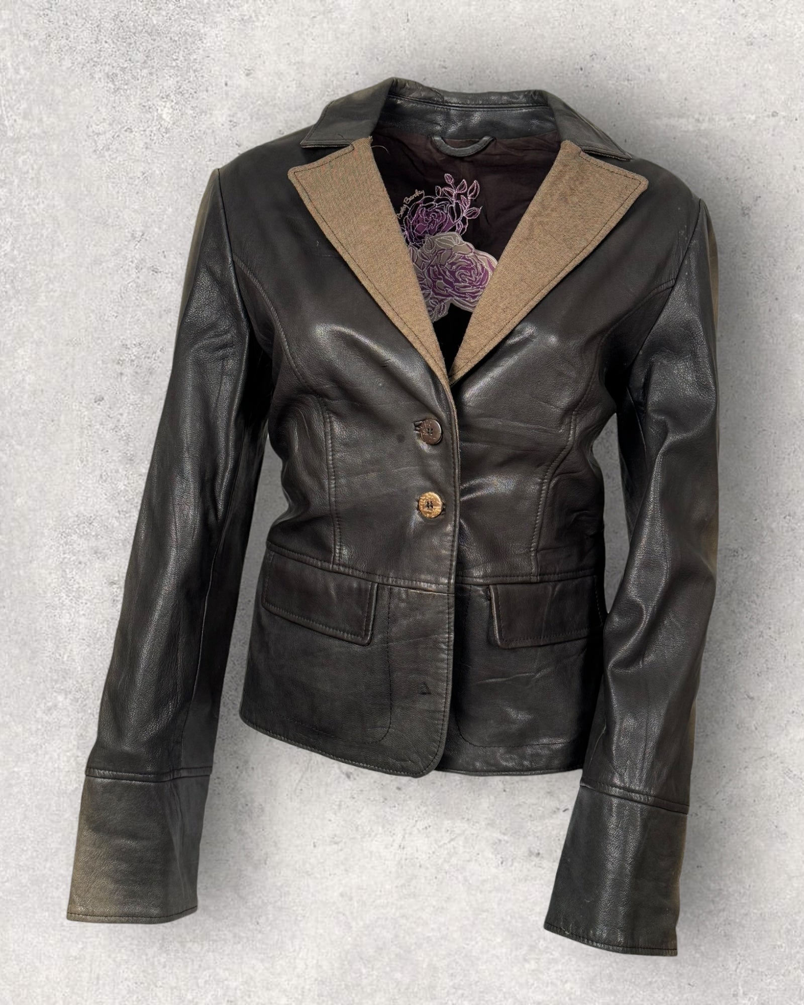 Cocoa Collar Classic Jacket (S-M)