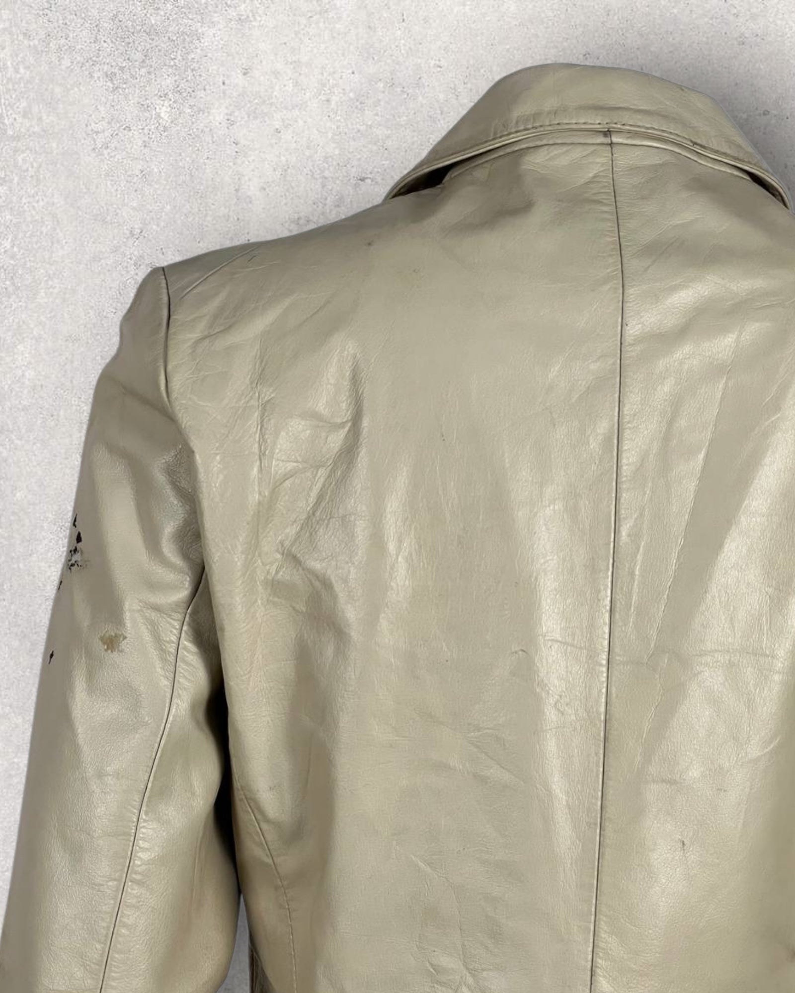 Vintage Stradivarius Leather Jacket (XS-S)