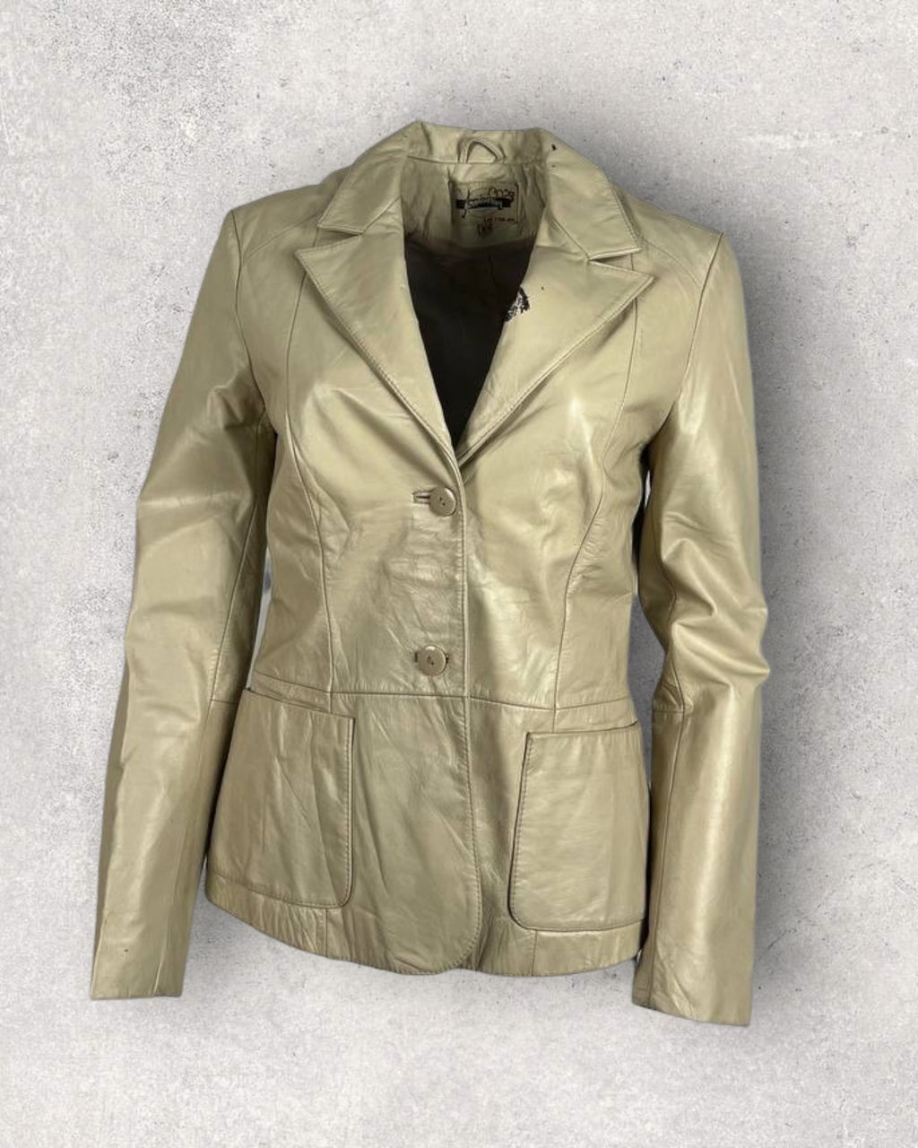Vintage Stradivarius Leather Jacket (XS-S)