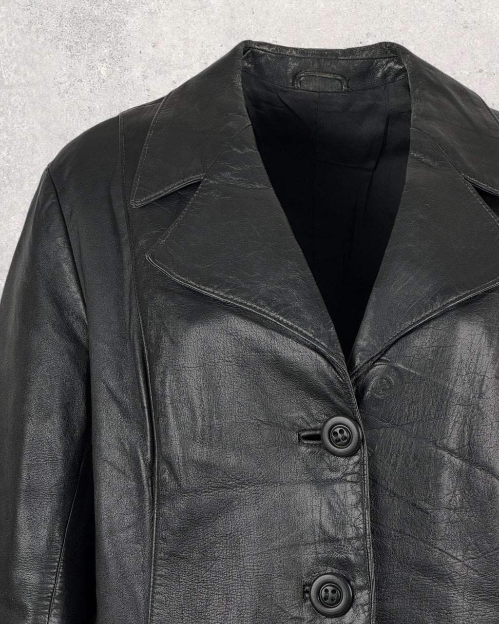 Jet Classic Leather Jacket (L-XL)