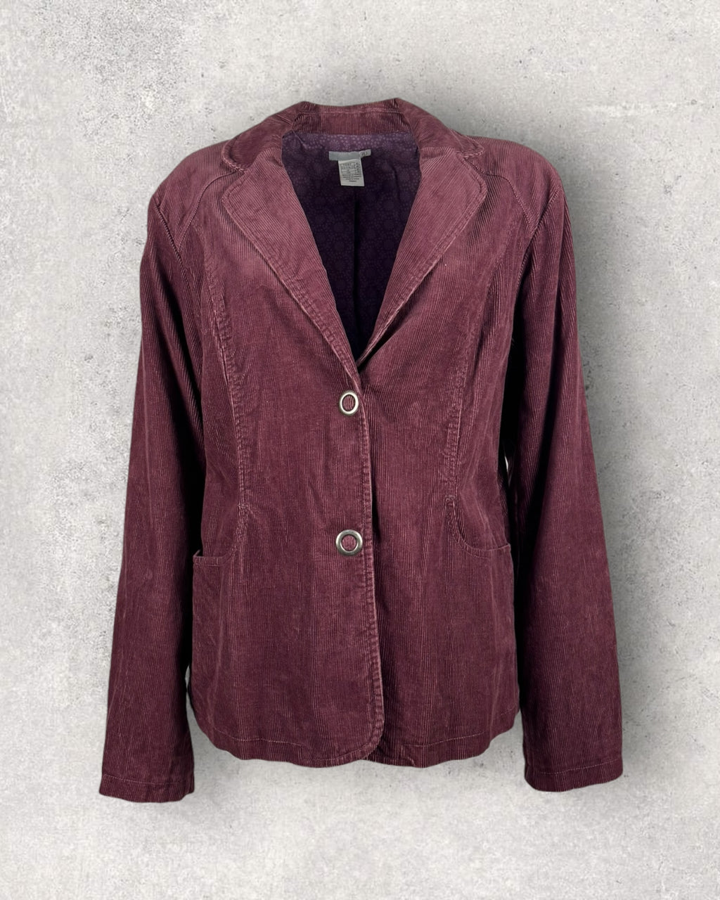 Burgundy Corduroy Blazer (M-L)