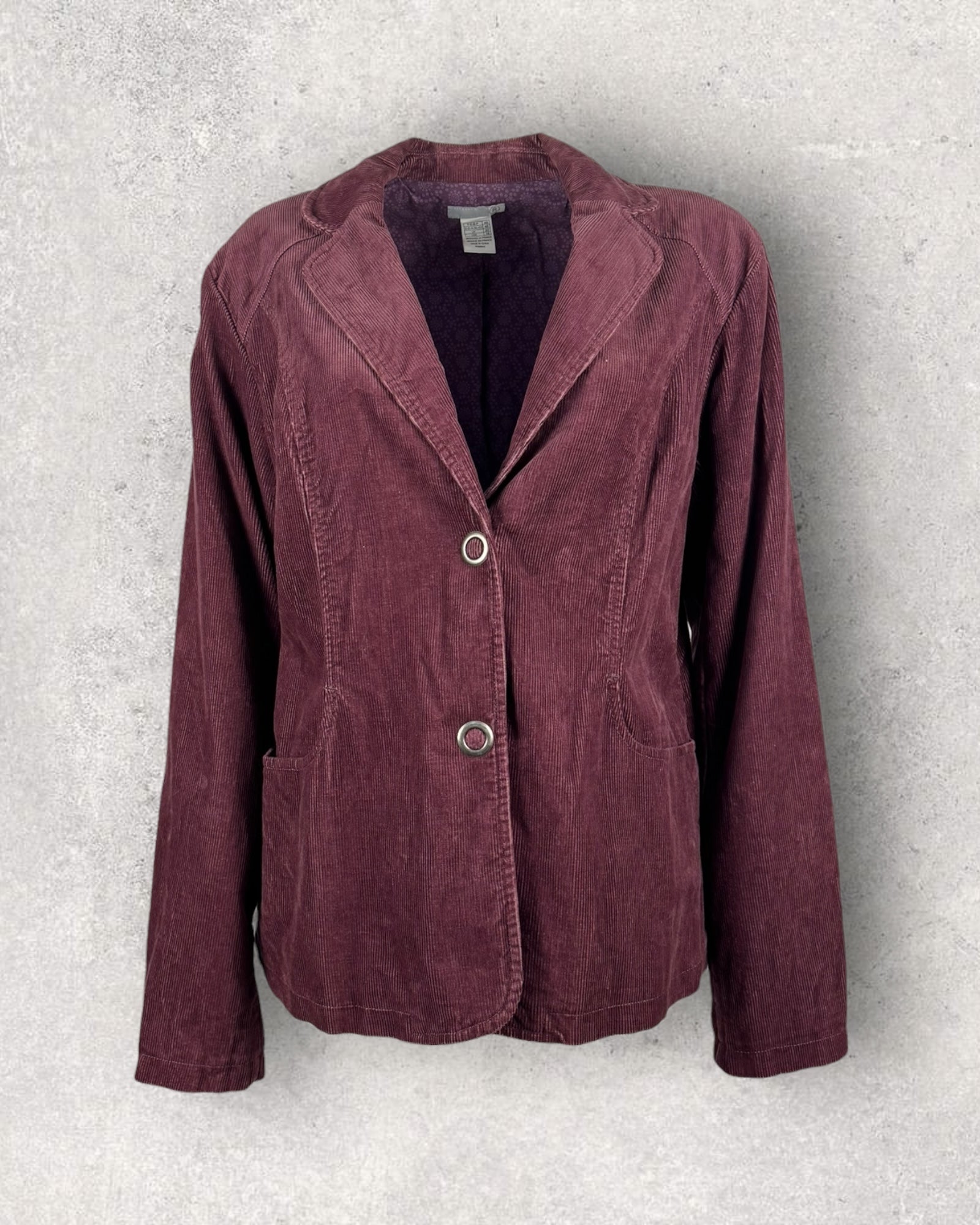 Burgundy Corduroy Blazer (M-L)