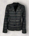 Charcoal Stripe Blazer (M-L)