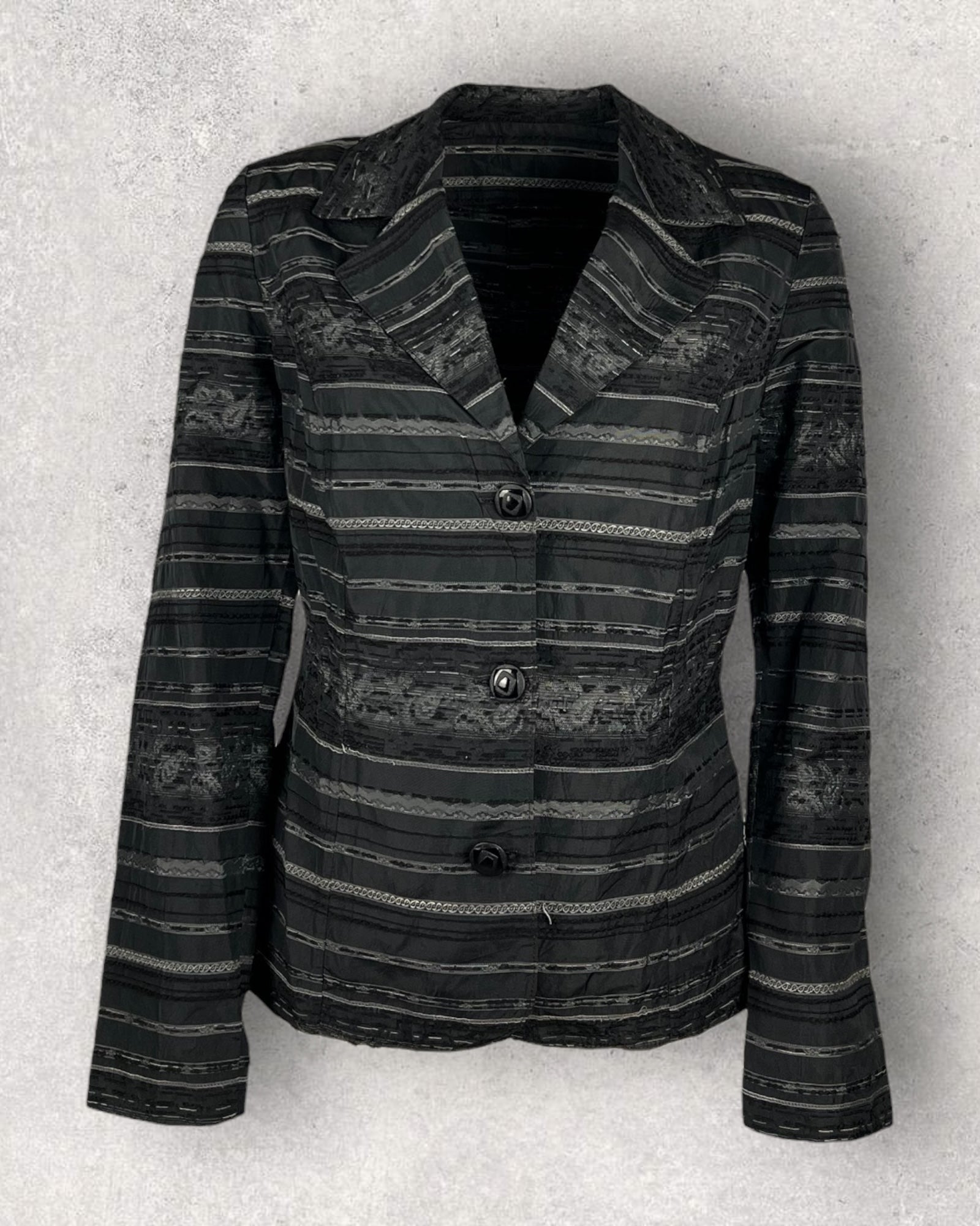 Charcoal Stripe Blazer (M-L)