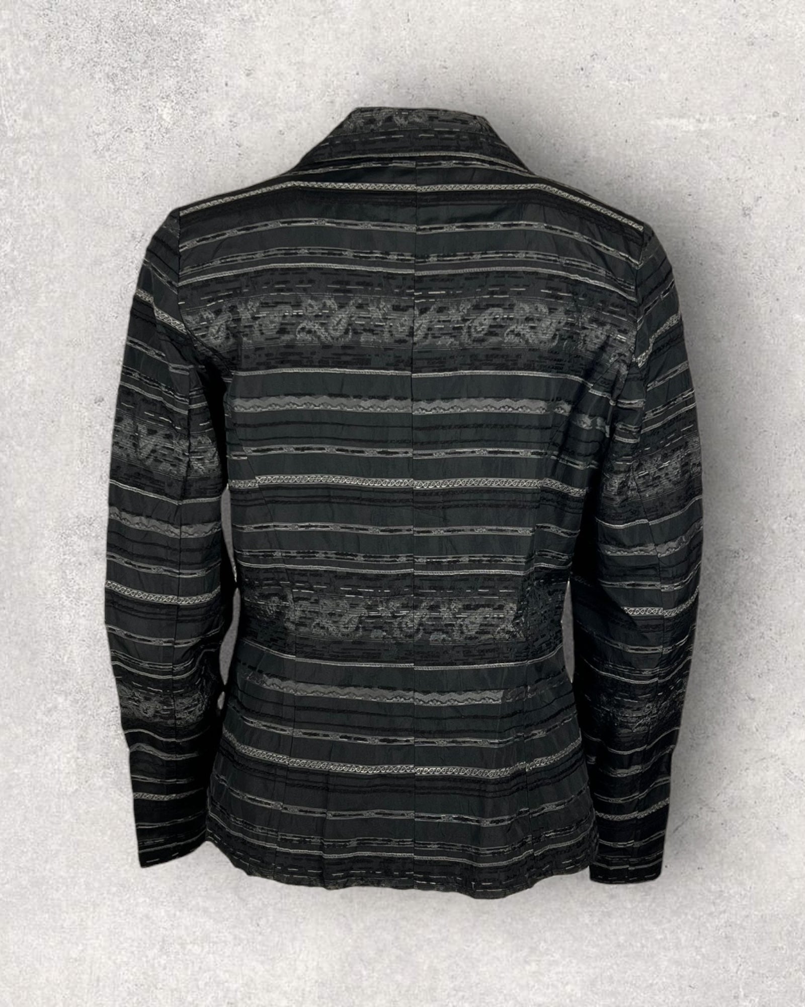 Charcoal Stripe Blazer (M-L)