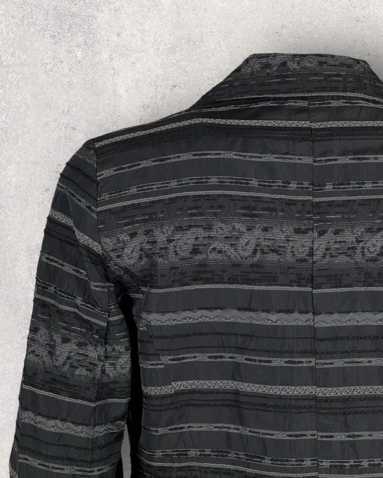 Charcoal Stripe Blazer (M-L)