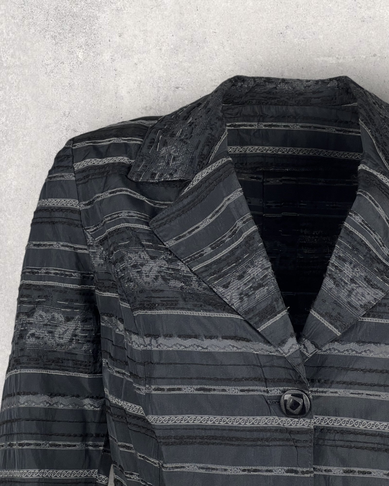 Charcoal Stripe Blazer (M-L)