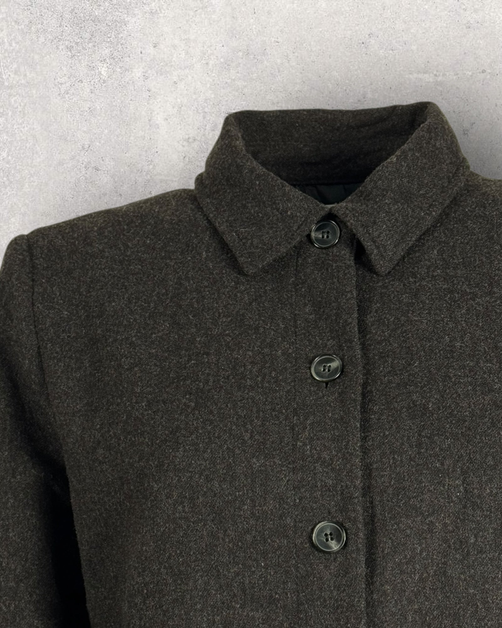 Timeless Grey Wool Coat (M-L)