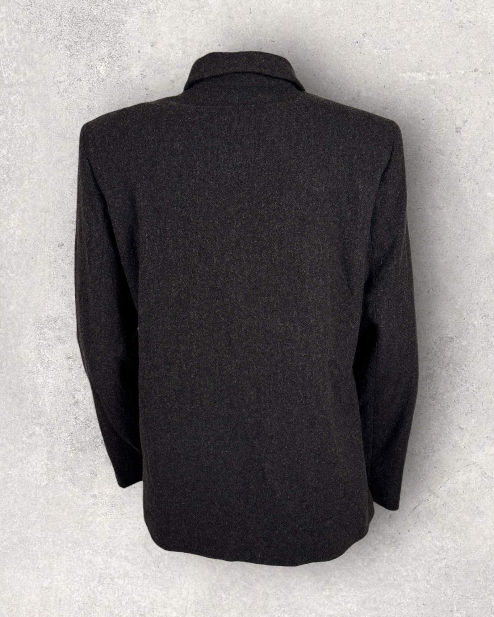 Timeless Grey Wool Coat (M-L)