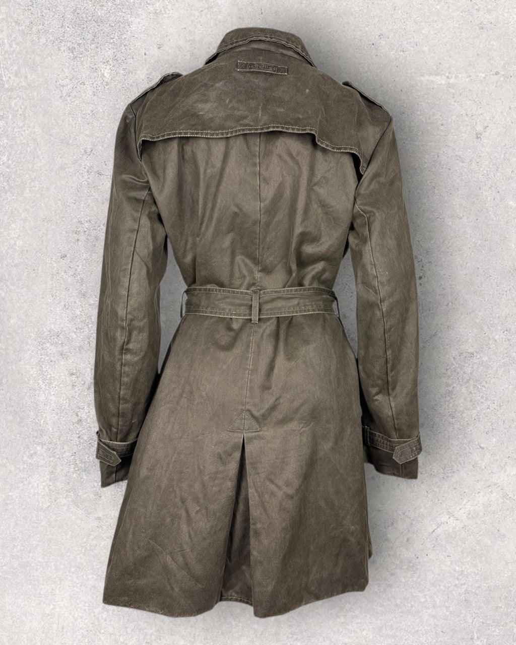 Olive Trench Coat (L-XL)
