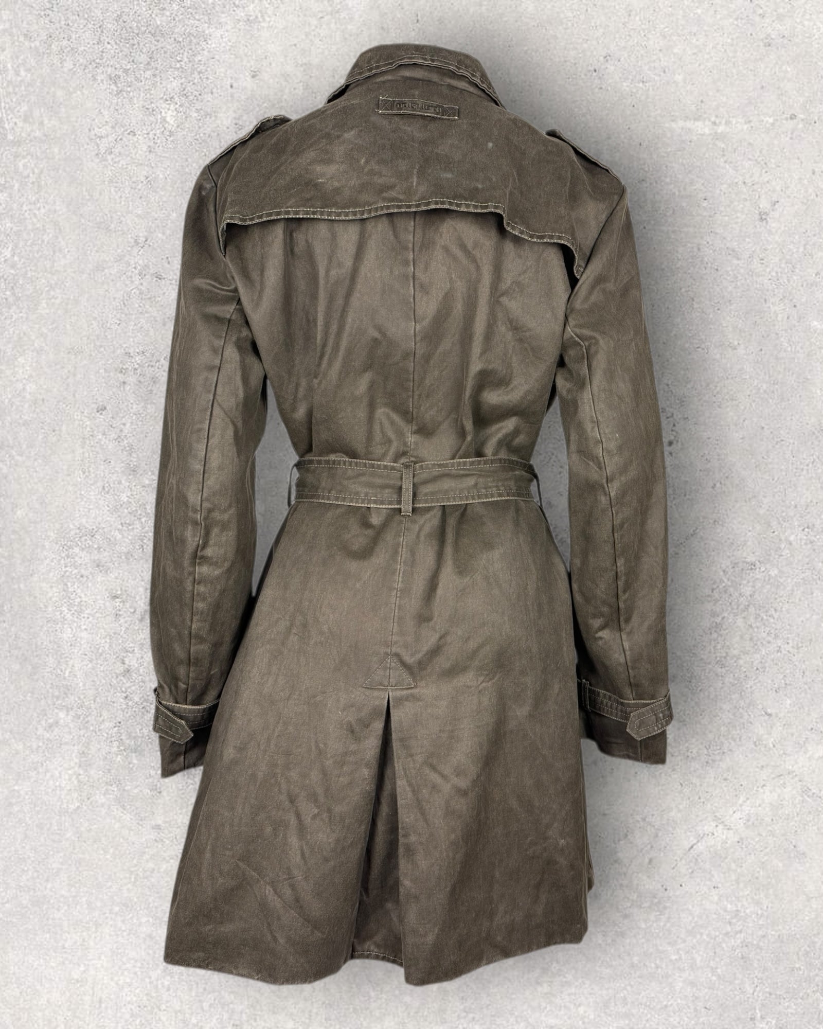 Olive Trench Coat (L-XL)