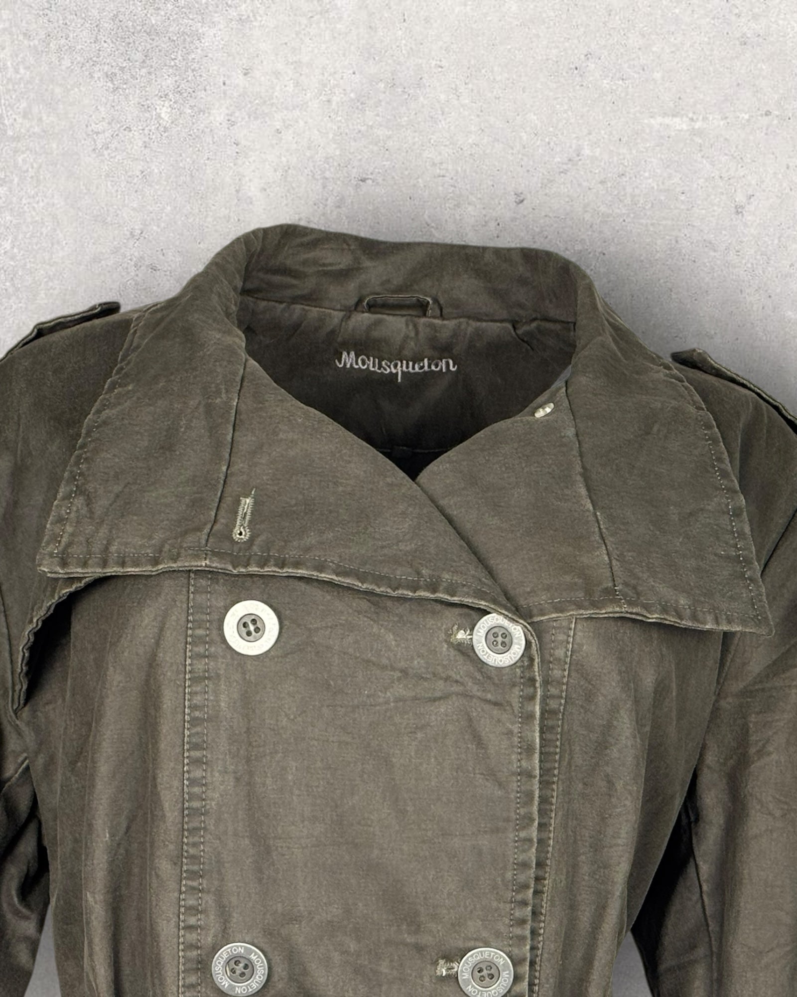 Olive Trench Coat (L-XL)