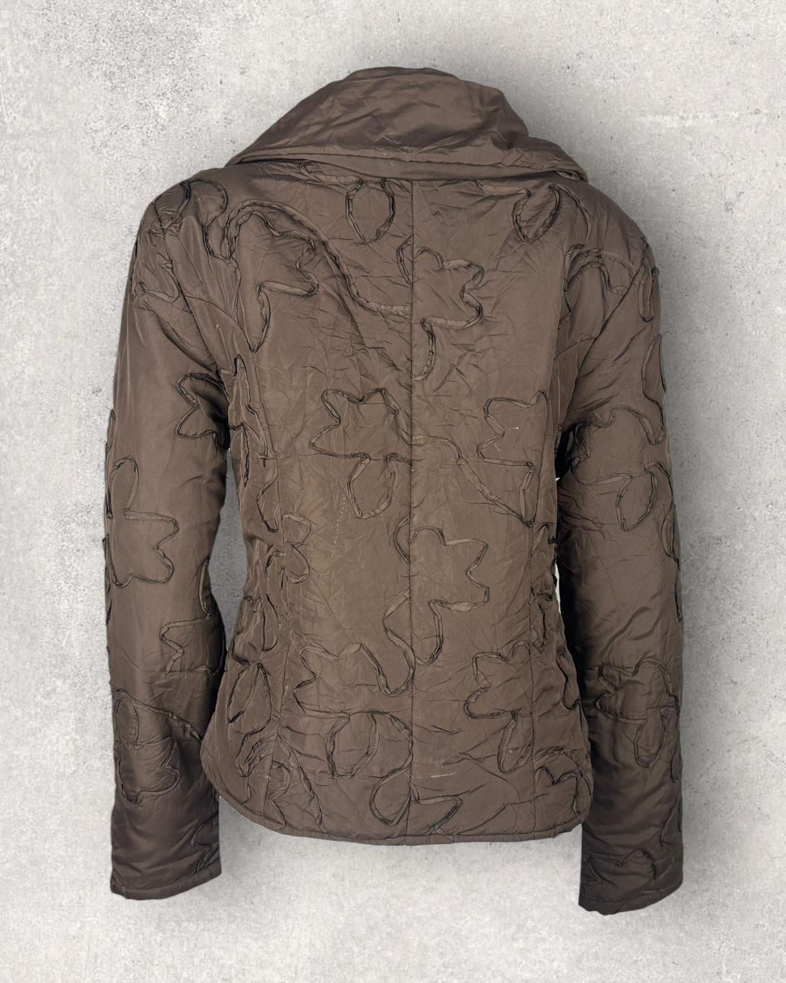 Puffer Floral Print Jacket (M-L)