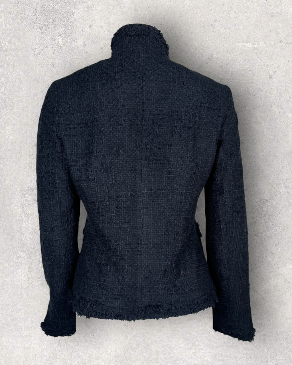 Tweed-Style Navy Jacket (S-M)