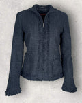 Tweed-Style Navy Jacket (S-M)