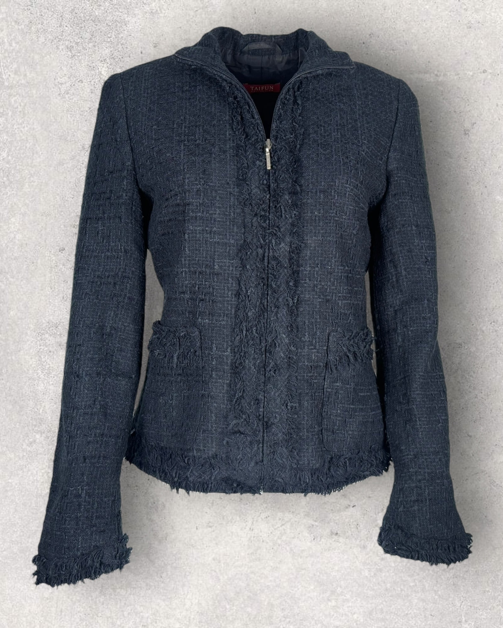 Tweed-Style Navy Jacket (S-M)